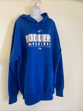 Dodgers Royal Blue Pullover Hoodie - MLB Authentic Collection 2XL